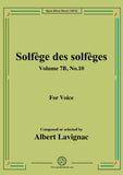 Lavignac-Solfege des solfeges,Volume 7B No.10,for Voice