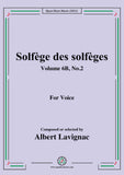 Lavignac-Solfege des solfeges,Volume 6B No.2,for Voice