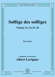 Lavignac-Solfège des solfèges,Volume 2A,No.21-30