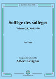 Lavignac-Solfège des solfèges,Volume 2A,No.81-90
