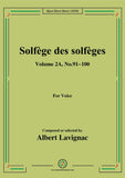 Lavignac-Solfège des solfèges,Volume 2A,No.91-100