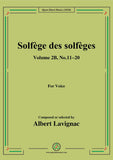 Lavignac-Solfège des solfèges,Volume 2B,No.11-20