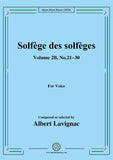 Lavignac-Solfège des solfèges,Volume 2B,No.21-30