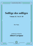 Lavignac-Solfège des solfèges,Volume 2C,No.11-20