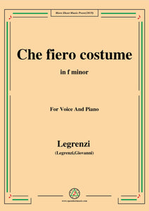 Legrenzi-Che fiero costume,from'Eteocle e Polinice'
