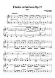 Lemoine-Études enfantines(Etudes) ,Op.37, No.9,for Piano