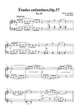 Lemoine-Études enfantines(Etudes) ,Op.37, No.19,for Piano