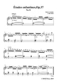 Lemoine-Études enfantines(Etudes) ,Op.37, No.31,for Piano