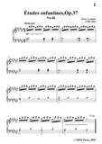Lemoine-Études enfantines(Etudes) ,Op.37, No.46,for Piano