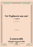Leoncavallo-No!Pagliaccio non son!,in e flat minor