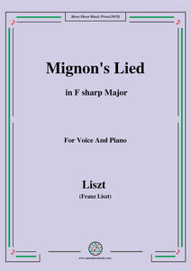 Liszt-Mignon's Lied