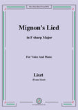 Liszt-Mignon's Lied