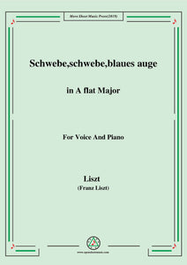 Liszt-Schwebe,schwebe,blaues auge