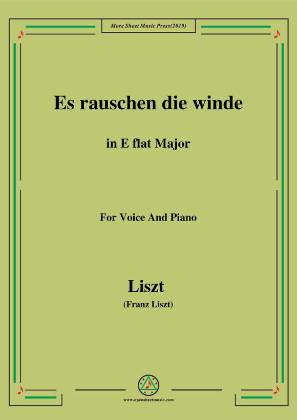 Liszt-Es rauschen die winde