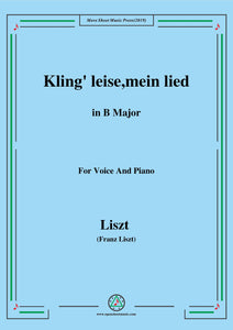 Liszt-Kling' leise,mein lied