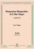 Liszt-Hungarian Rhapsodies,S.244 No.9