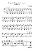Liszt-Hungarian Rhapsodies,S.244 No.15