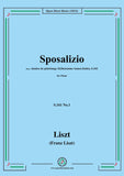 Liszt-Sposalizio,S.161 No.1,from Annees de pelerinage II,S.161,for Piano