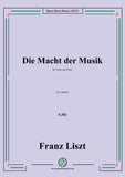 Liszt-Die Macht der Musik,S.302,in e minor