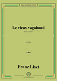 Liszt-Le vieux vagabond,S.304,in e minor