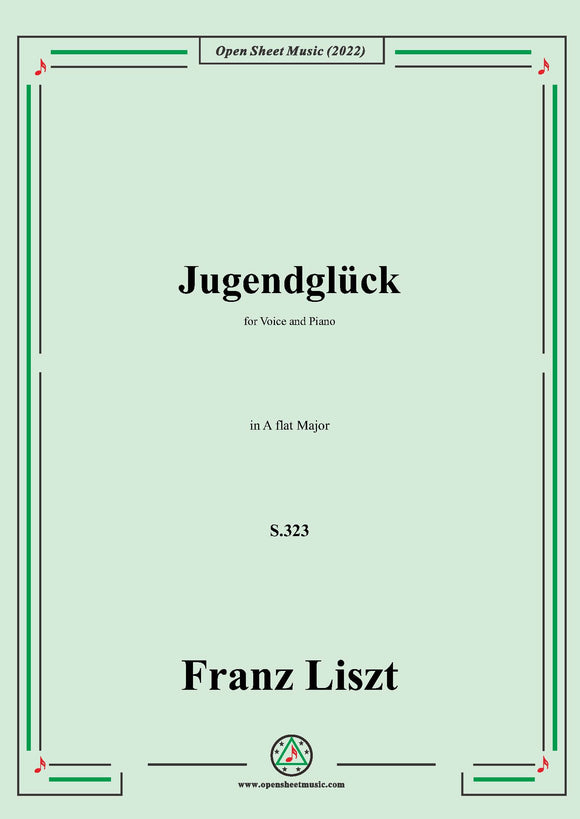 Liszt-Jugendglück,S.323,in A flat Major