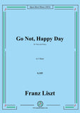 Liszt-Go Not,Happy Day(Weil noch,Sonnenstrahl),S.335,in E Major