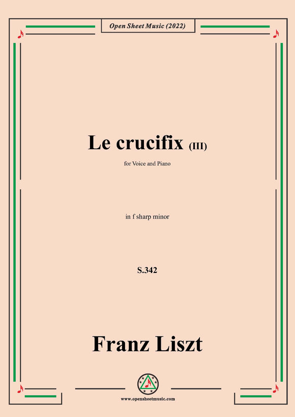 Liszt-Le crucifix III,S.342,in f sharp minor