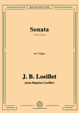 J. B. Loeillet-Sonata,in C Major,for Oboe and Piano