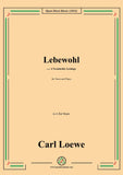 Loewe-Lebewohl,in A flat Major