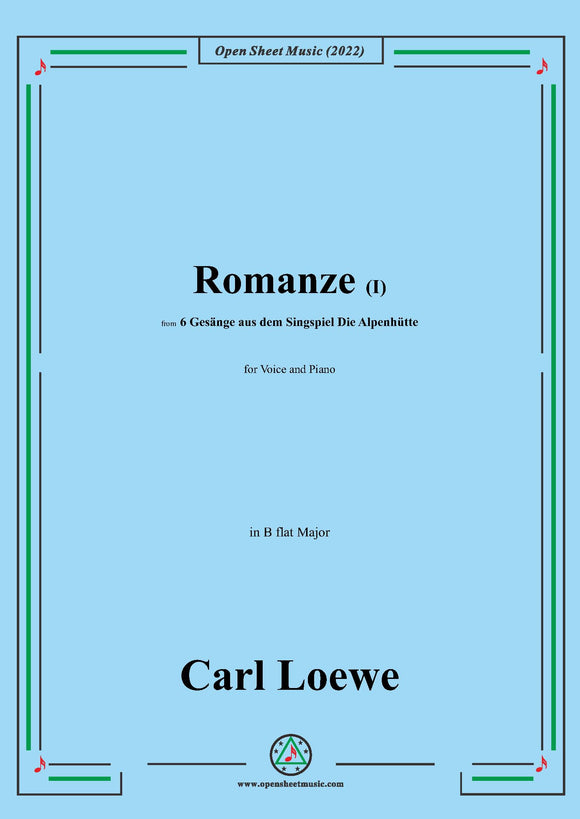 Loewe-Romanze(I),in B Major