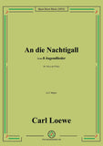 Loewe-An die Nachtigall