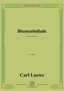 Loewe-Blumenballade