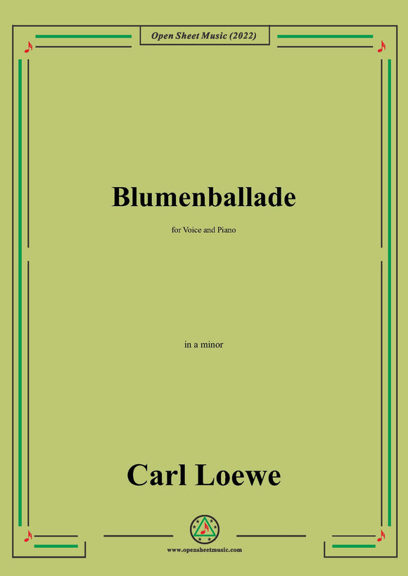 Loewe-Blumenballade