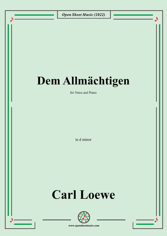 Loewe-Dem Allmachtigen