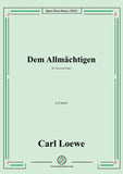 Loewe-Dem Allmachtigen