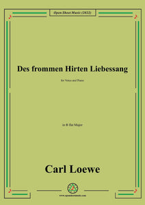 Loewe-Des frommen Hirten Liebessang