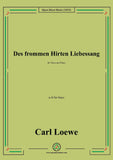 Loewe-Des frommen Hirten Liebessang