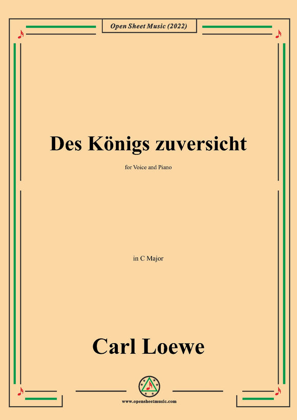 Loewe-Des Konigs zuversicht