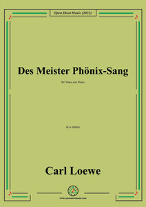 Loewe-Des Meister Phonix-Sang