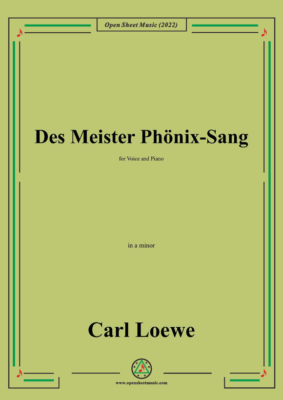 Loewe-Des Meister Phonix-Sang