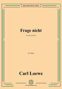 Loewe-Frage nicht