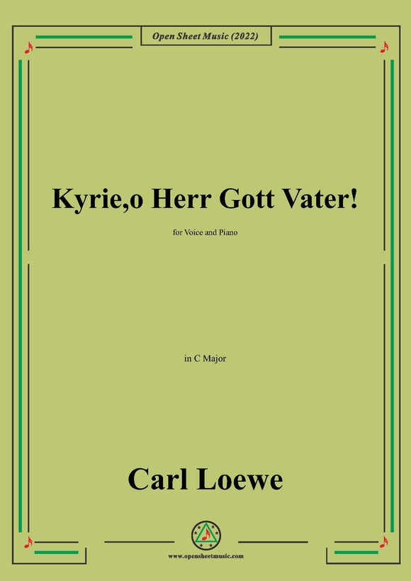 Loewe-Kyrie,o Herr Gott Vater!