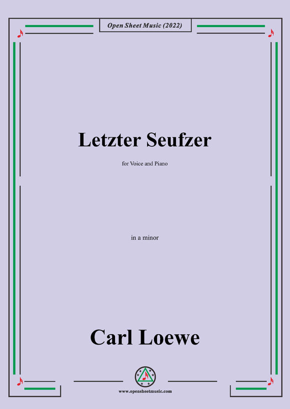 Loewe-Letzter Seufzer