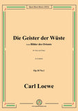 Loewe-Die Geister der Wüste,in d minor,Op.10 No.1