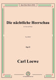 Loewe-Die nächtliche Heerschau,in g minor,Op.23