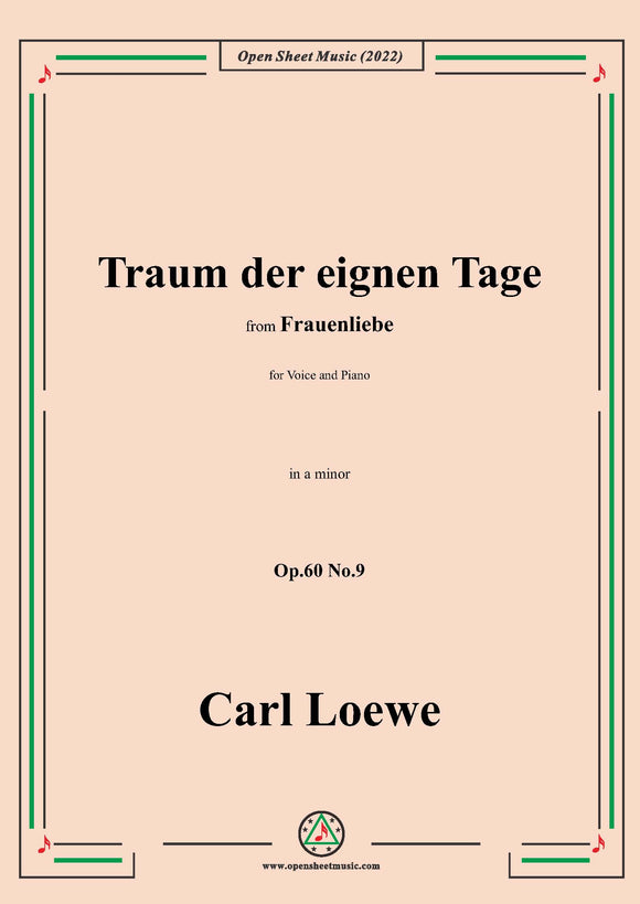Loewe-Traum der eignen Tage,in a minor,Op.60 No.9