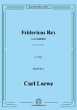 Loewe-Fridericus Rex,in E Major,Op.61 No.1