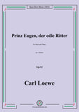 Loewe-Prinz Eugen der edle Ritter,in e minor,Op.92