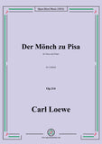 Loewe-Der Monch zu Pisa,in e minor,Op.114