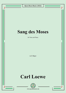 Loewe-Sang des Moses